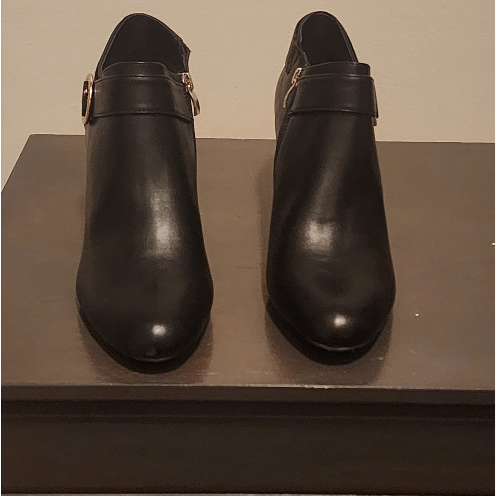 Brand new black bootie heels
